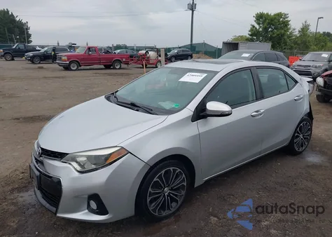 2014 Toyota Corolla S Plus z USA, uszkodzony, nr VIN 5YFBURHE2EP076432